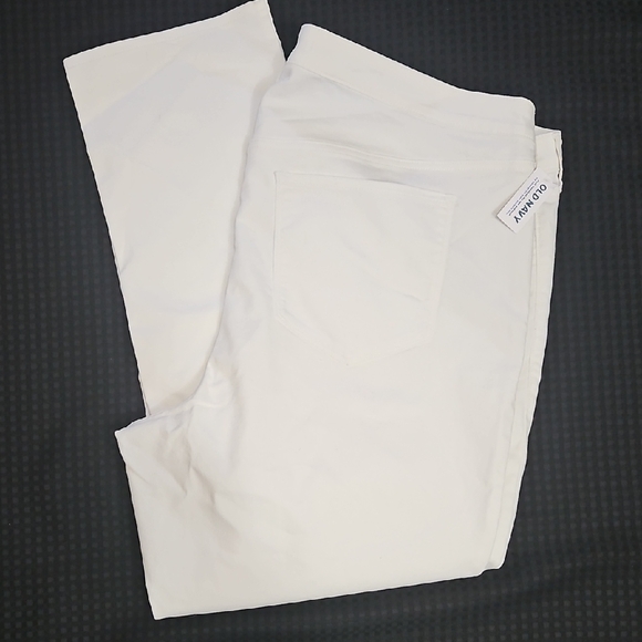 Old Navy Denim - Old Navy Calla Lilly White High Rise Wow Straight Jeans Size 26 Long